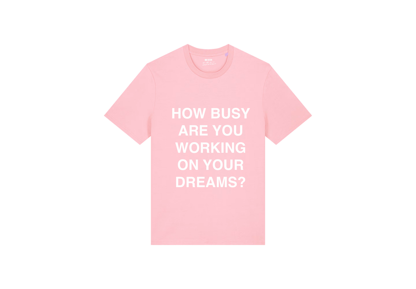 How Busy Helvetica T-Shirt Bubble Gum