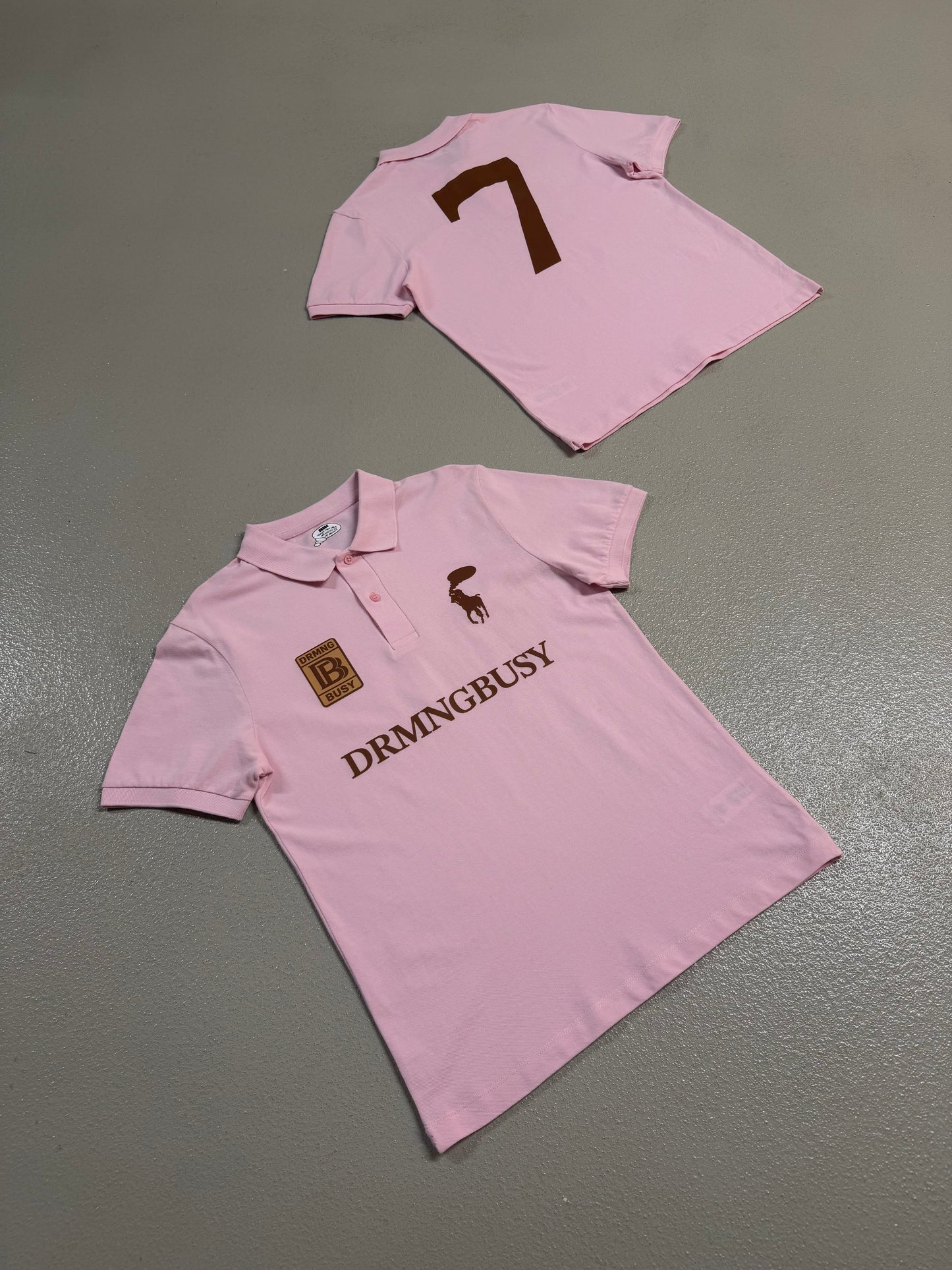 DREAMINGBUSY Player Polo BB Pink
