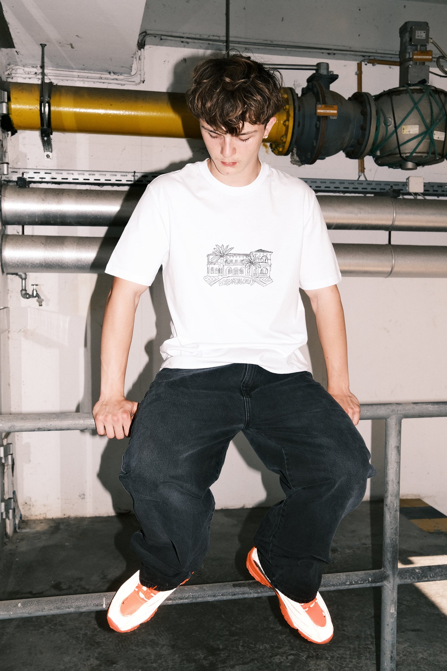Dream Mansion Sketch T-Shirt White