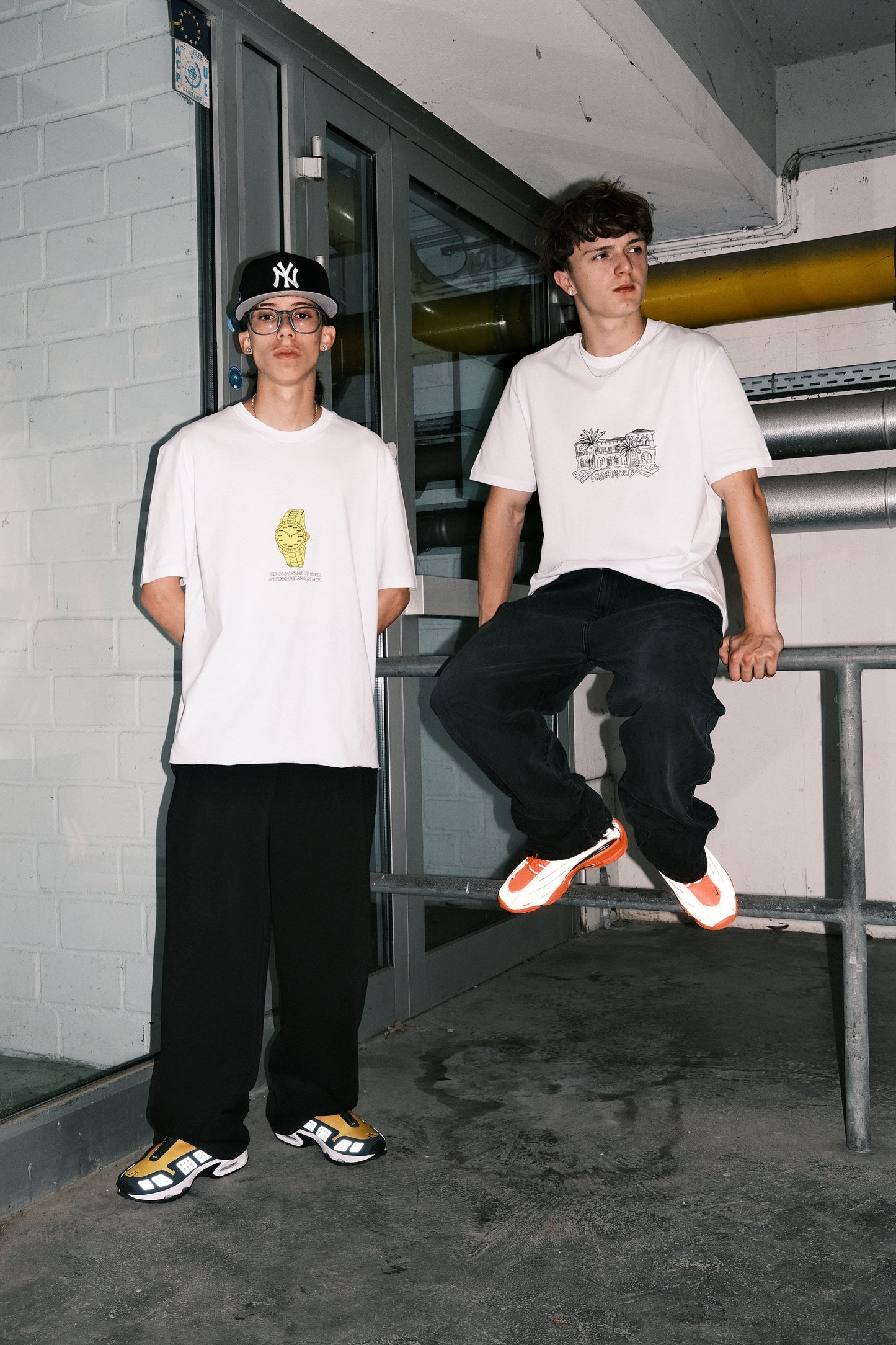 Dream Mansion Sketch T-Shirt White