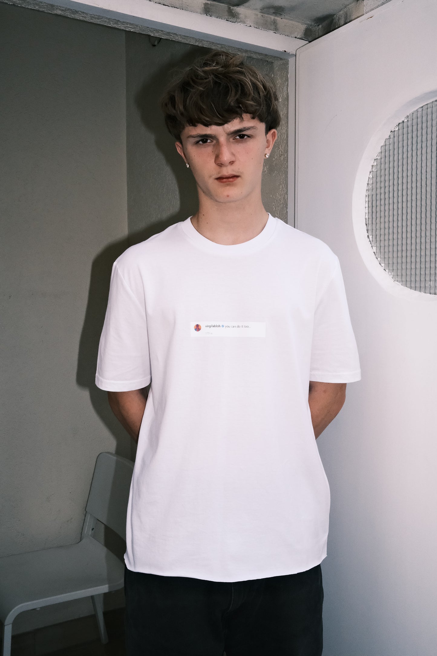 Virgil Insta Comment T-Shirt White