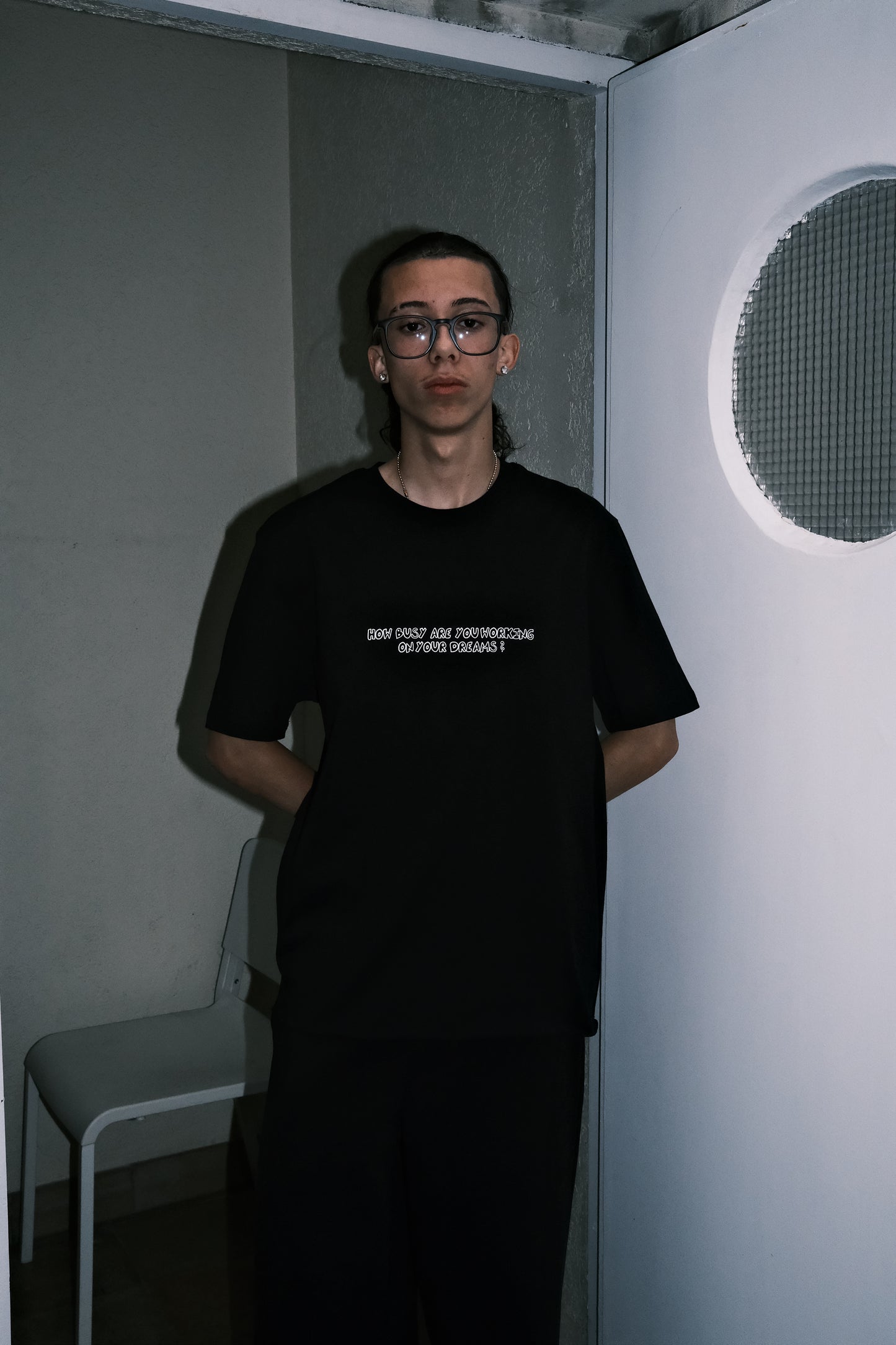 How Busy Small Sketch T-Shirt Black