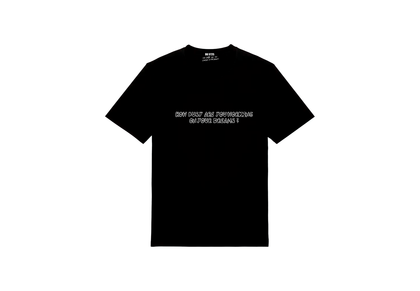 How Busy Small Sketch T-Shirt Black