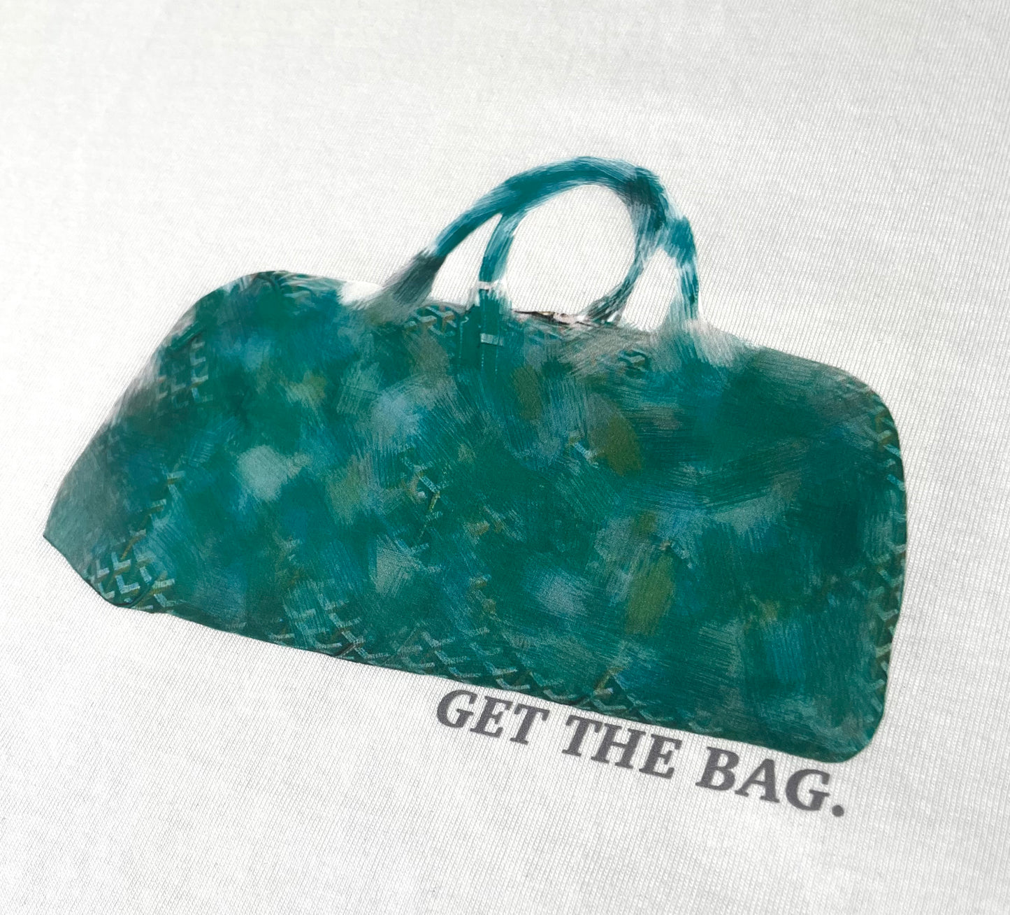 Blurry Go Yard Get The Bag T-Shirt White