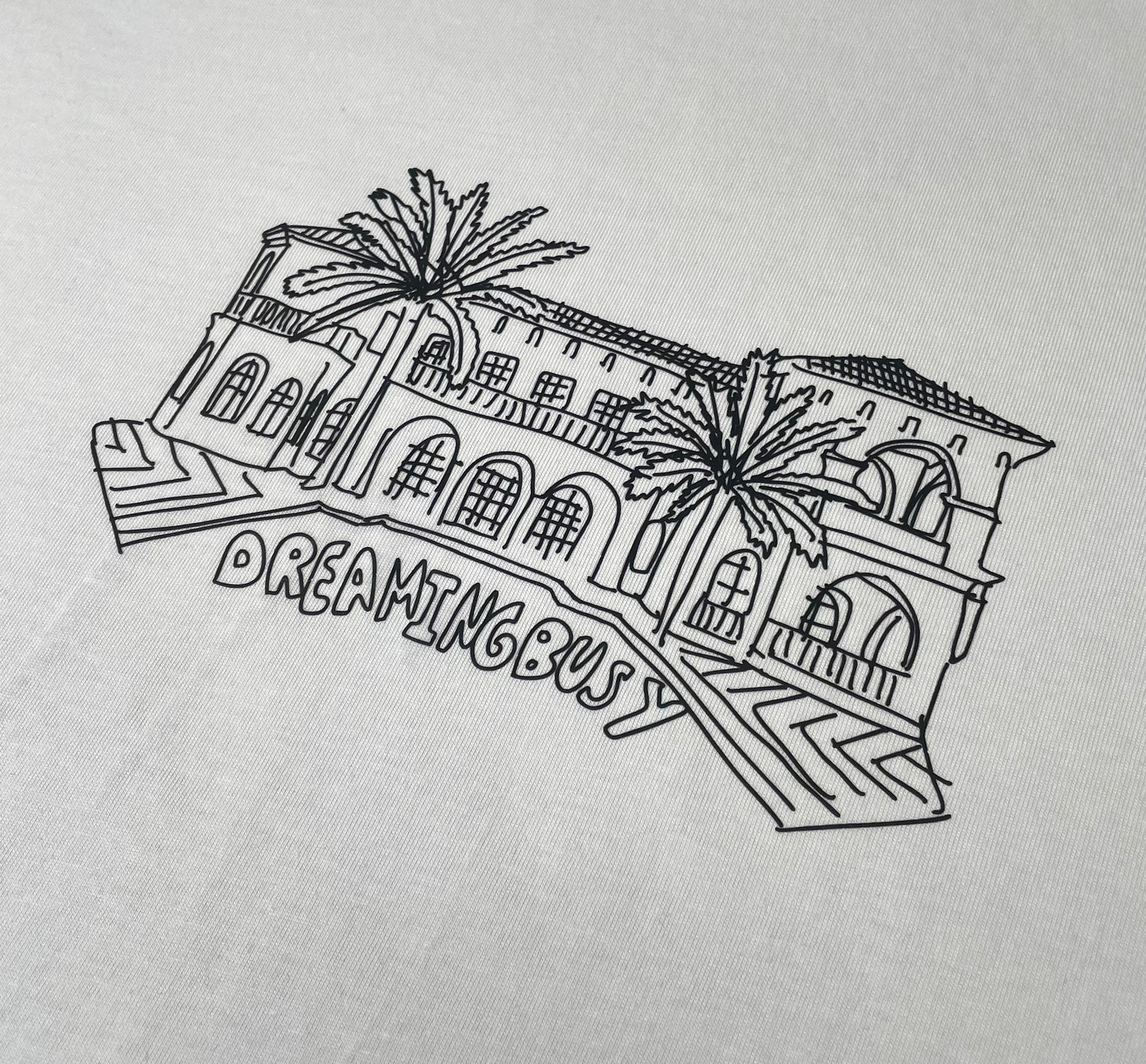 Dream Mansion Sketch T-Shirt White