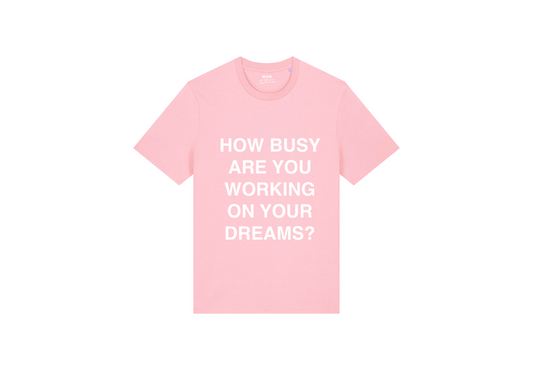 How Busy Helvetica T-Shirt Bubble Gum