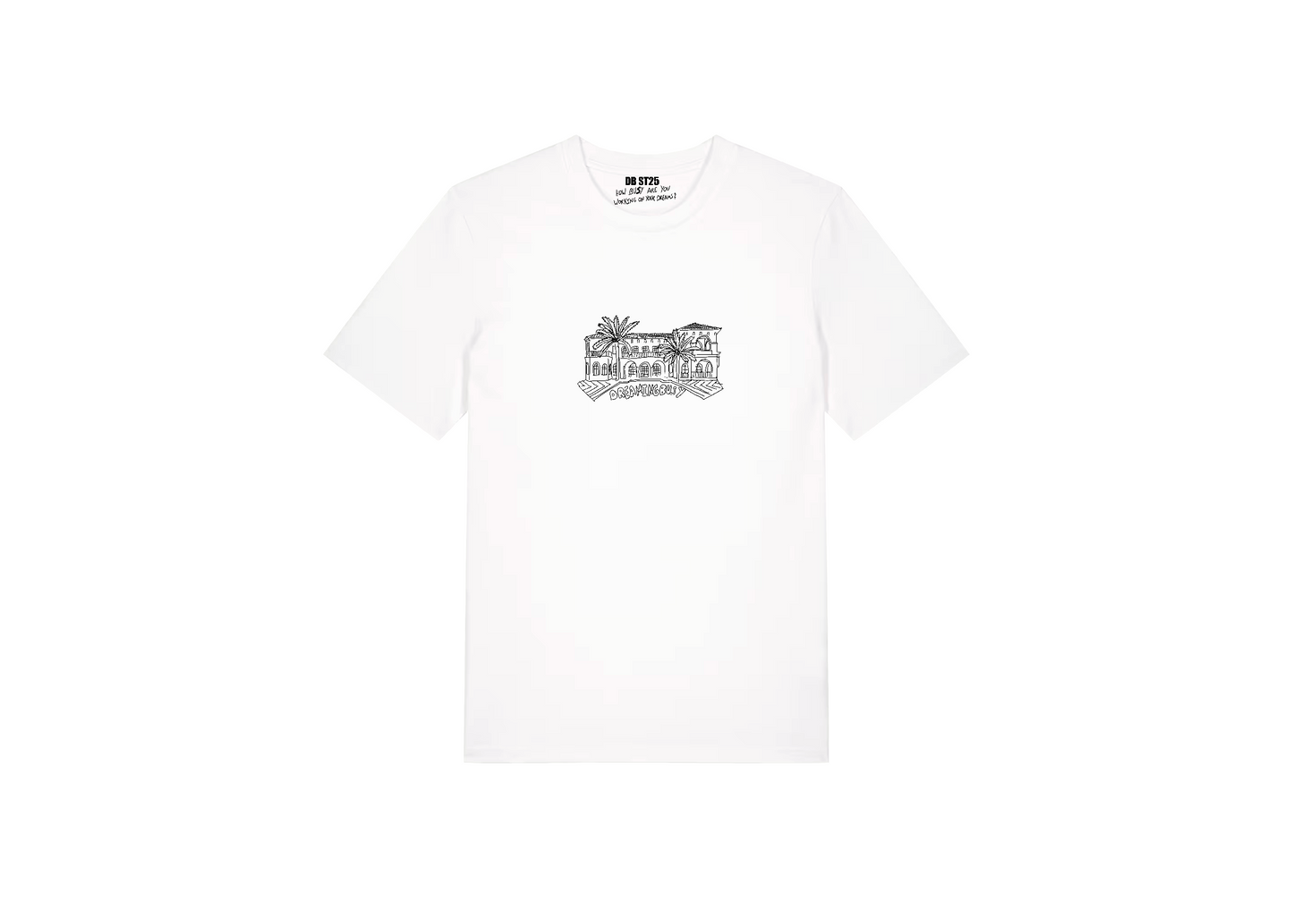 Dream Mansion Sketch T-Shirt White